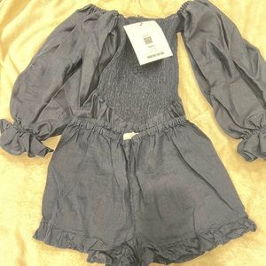 NWT SLEEPER ATLANTA LOUNGE SET IN NAVY